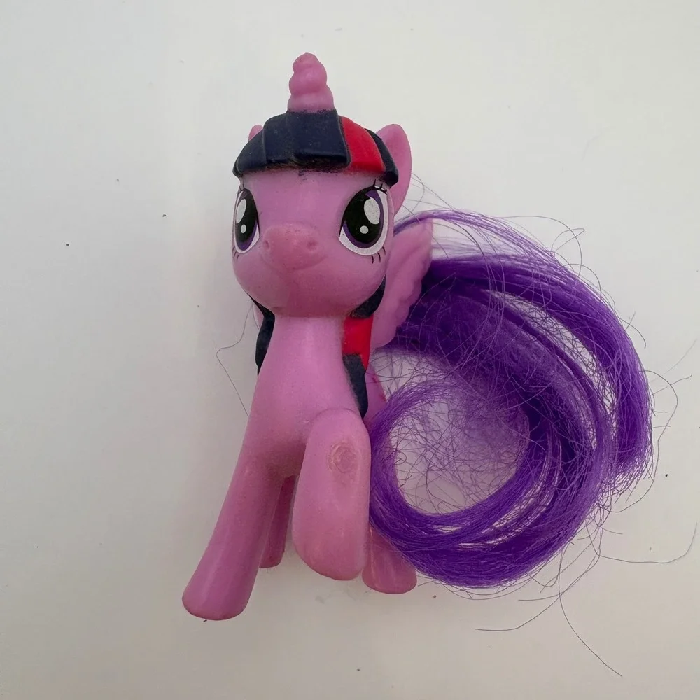 Princess Twilight Sparkle MLP Friendship is Magic McDonalds Toy 2016 Purple Pony